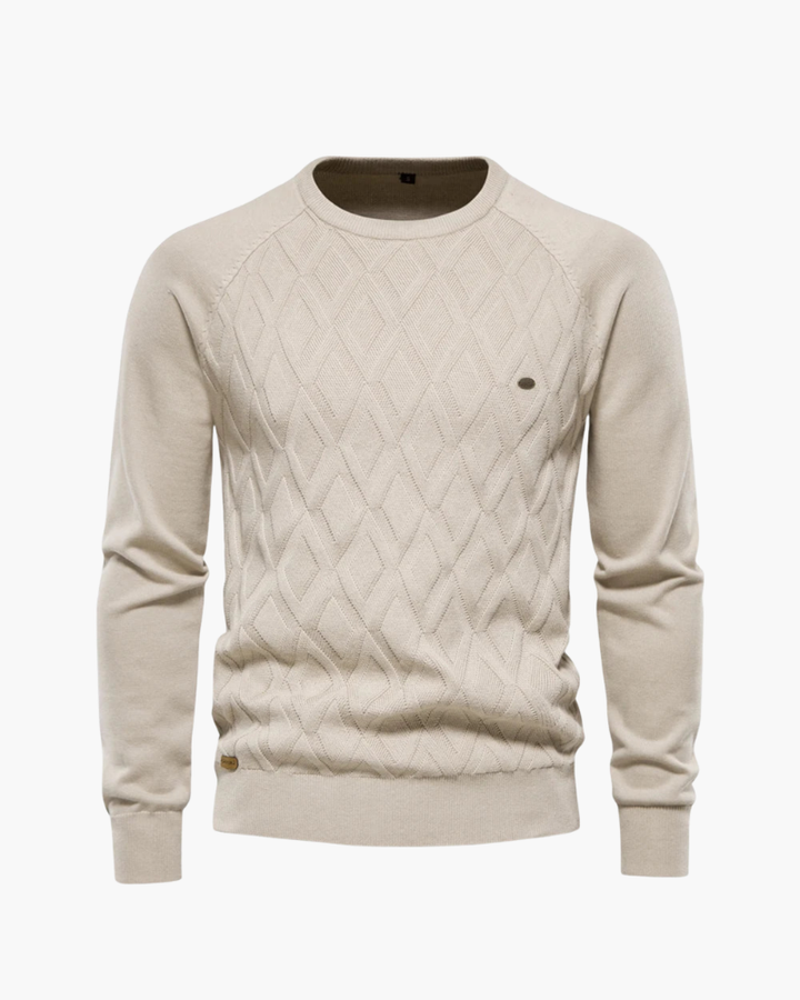 Heren Trui Met Geruit Design