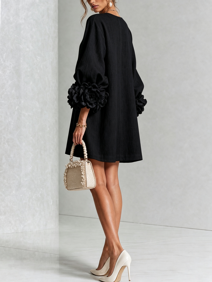 Rosalie™ | Mini-jurk met knoopsluiting