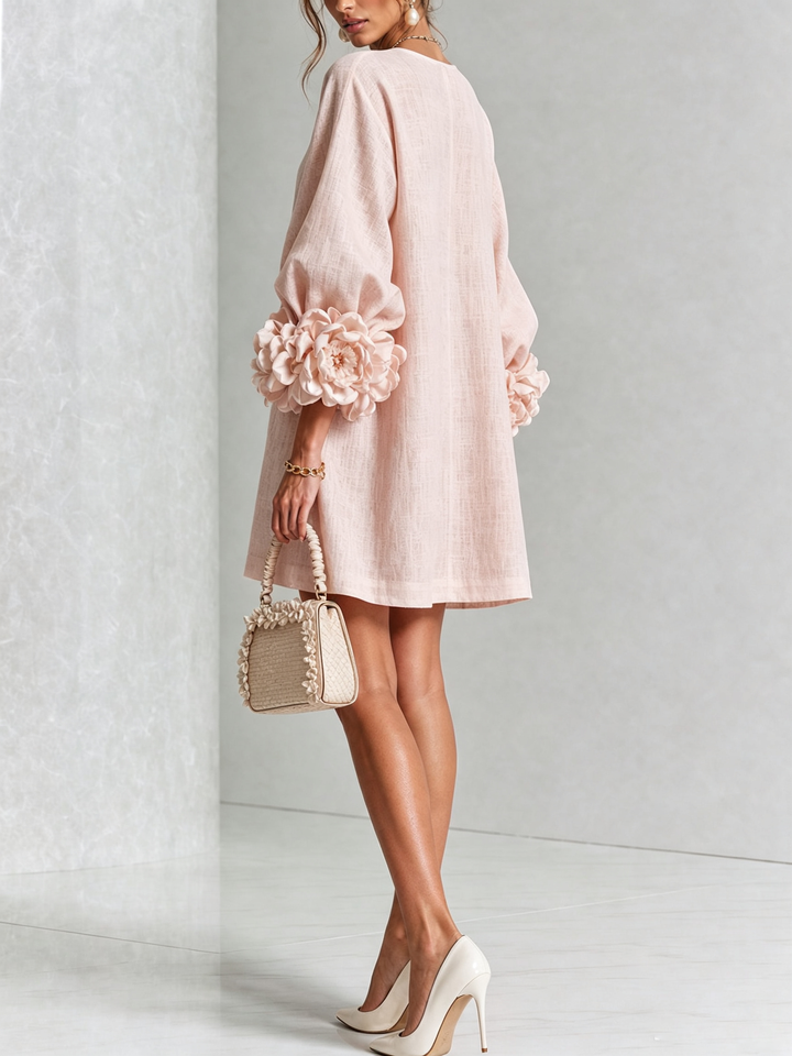 Rosalie™ | Mini-jurk met knoopsluiting