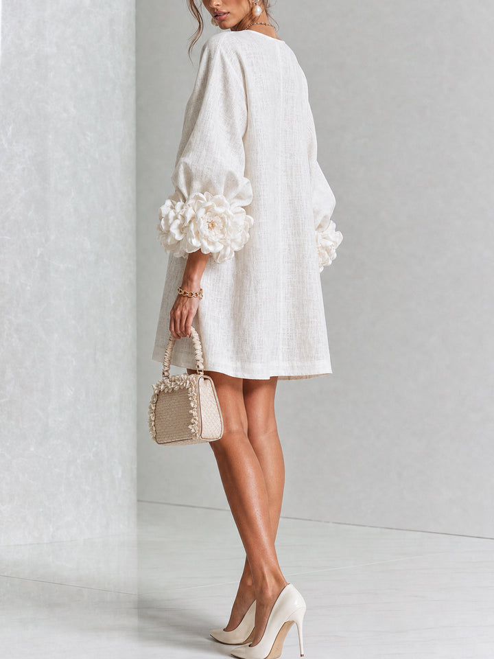 Rosalie™ | Mini-jurk met knoopsluiting