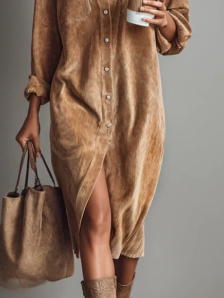 Rosaria | Comfortabele Midijurk met Zakken
