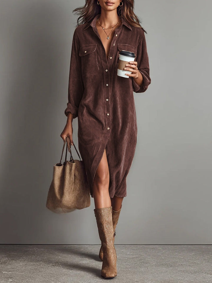 Rosaria | Comfortabele Midijurk met Zakken