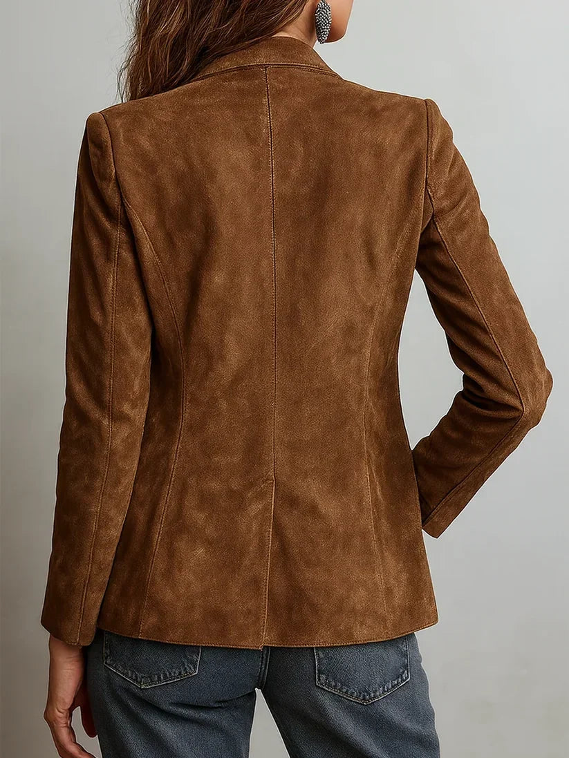 Cristina™ | Elegante Blazer met Contrasterende Stiksels
