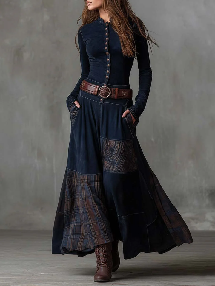 Livia | Elegante Maxijurk met Tailleband