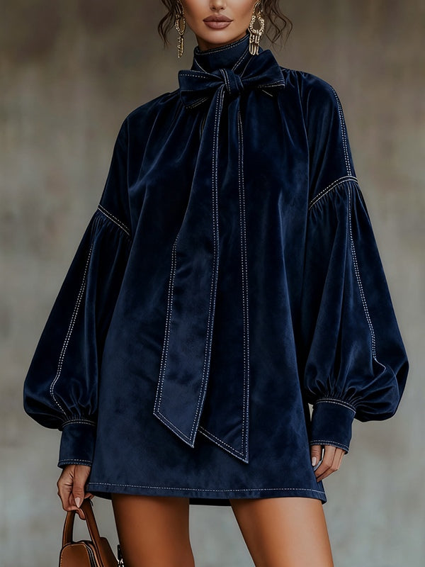 Agata | Elegante Jurk met Strikdetail