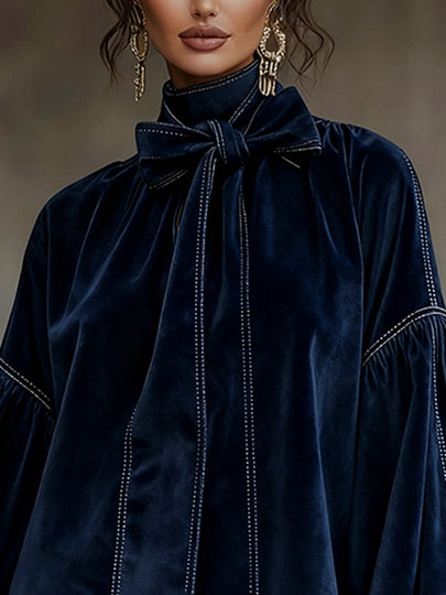 Agata | Elegante Jurk met Strikdetail