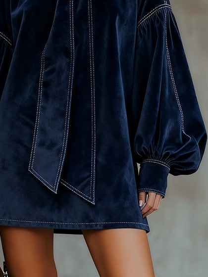 Agata | Elegante Jurk met Strikdetail