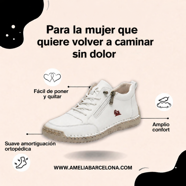 Mila™ – Comfortabele orthopedische schoenen + Rits