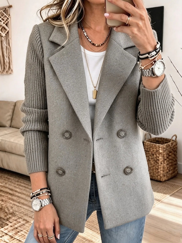 Elise | Elegante blazer met contrasterende mouwen