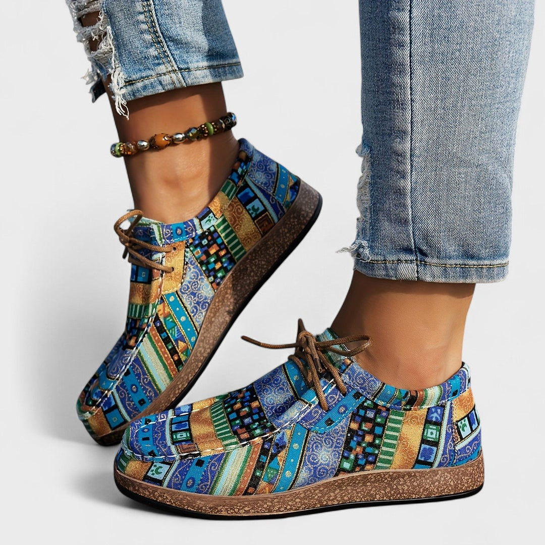 Amélie | Boheemse Veterschoenen voor Dames