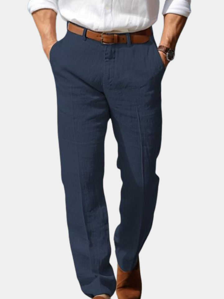 Luc | Heren Linnen Broek