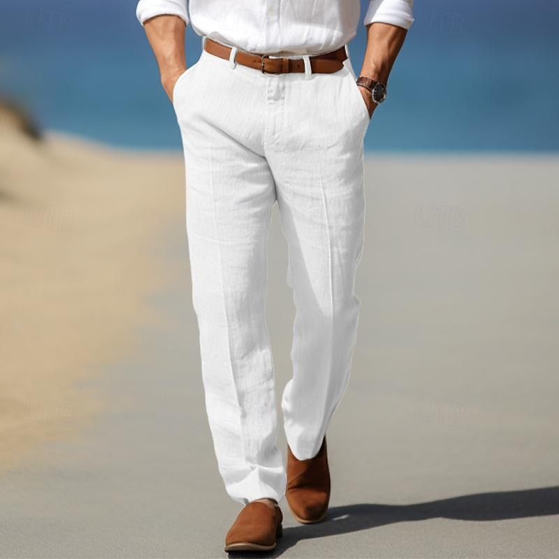 Luc | Heren Linnen Broek