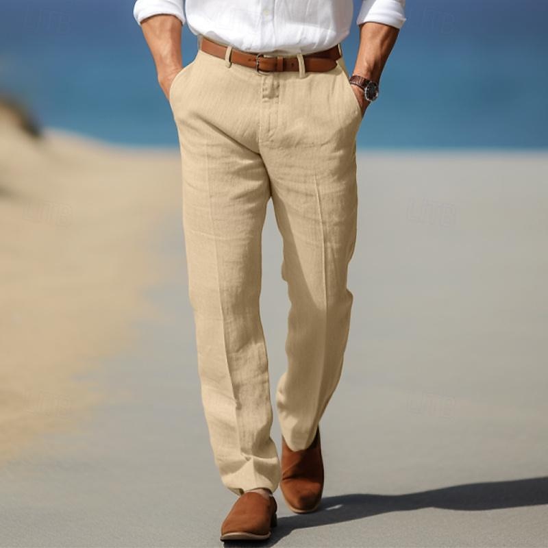 Luc | Heren Linnen Broek