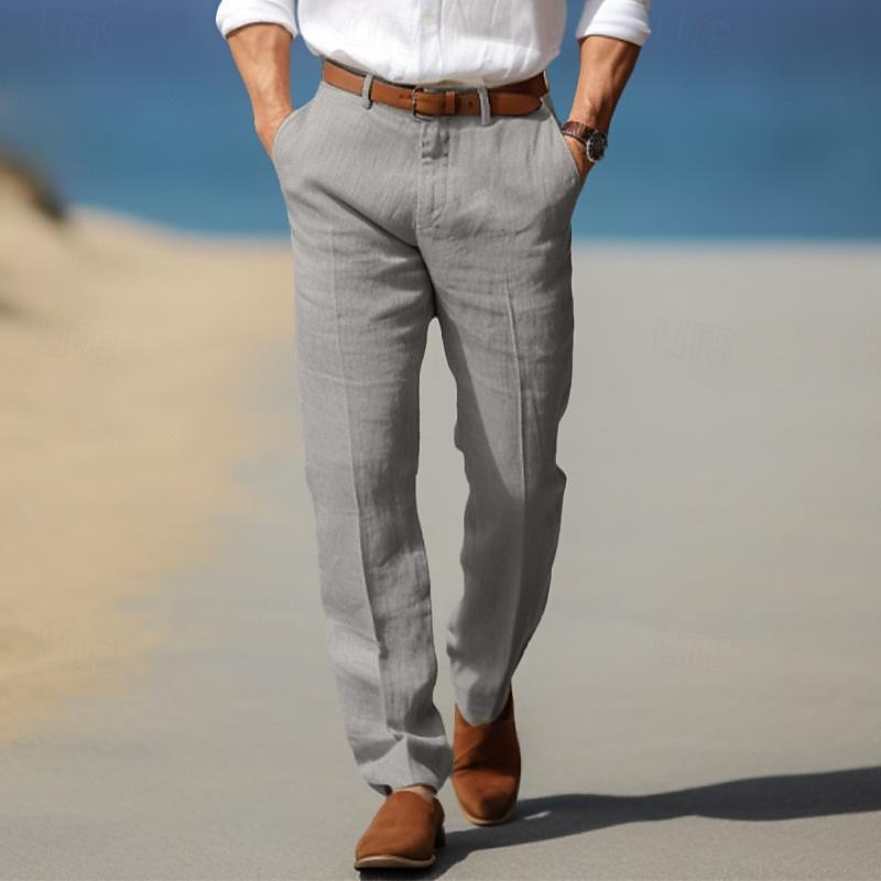 Luc | Heren Linnen Broek