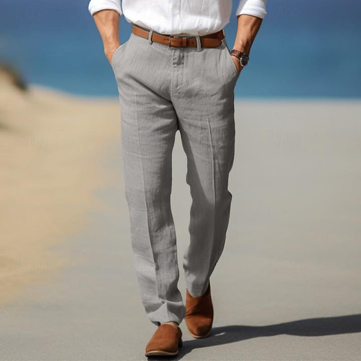 Luc | Heren Linnen Broek