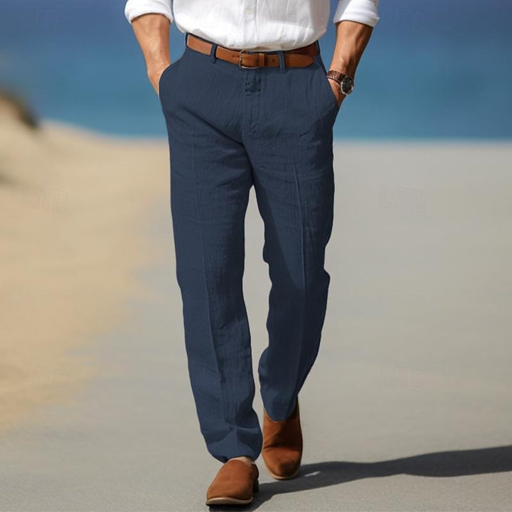 Luc | Heren Linnen Broek