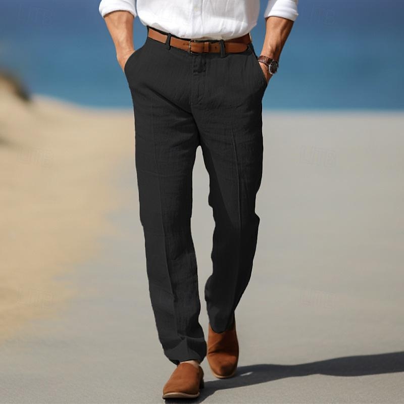 Luc | Heren Linnen Broek
