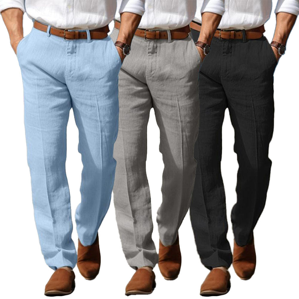Luc | Heren Linnen Broek