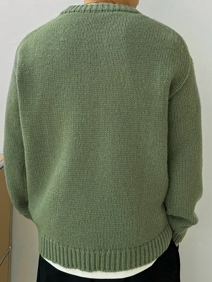 Dante | Herensweater met Ronde Hals