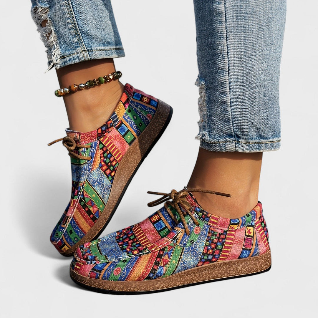 Amélie | Boheemse Veterschoenen voor Dames