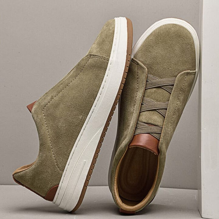 Sebastien | Verfijnde Suède Sneaker