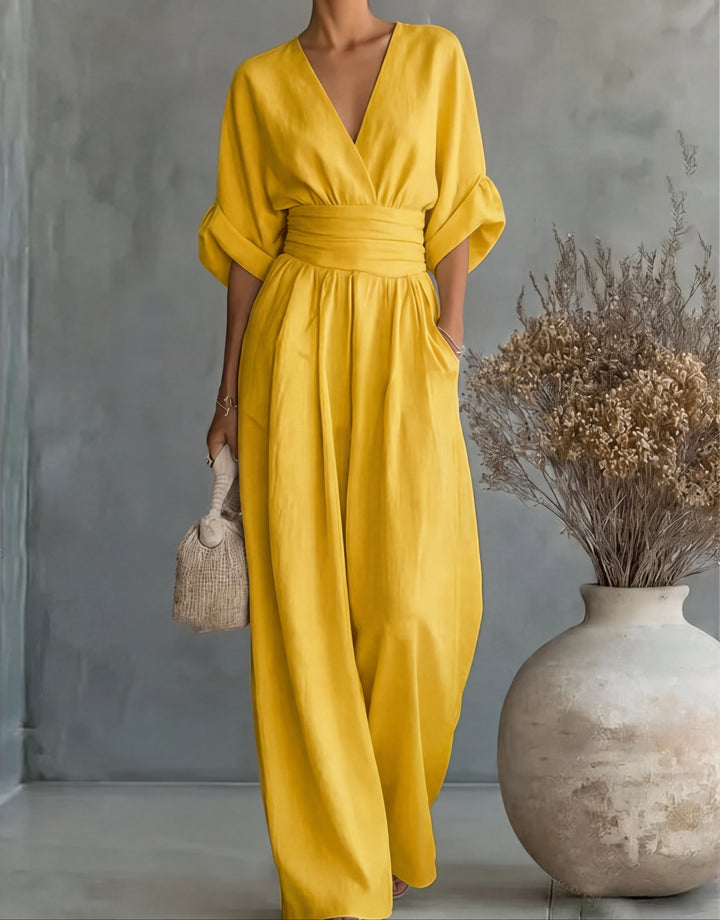 Feline | Elegante, Vloeiende Jumpsuit