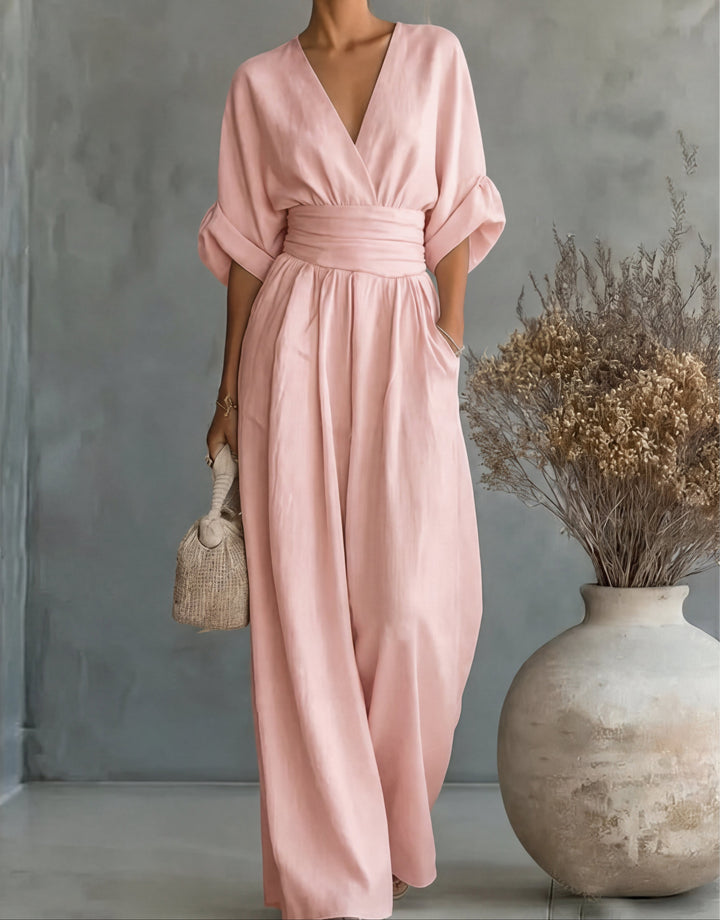 Feline | Elegante, Vloeiende Jumpsuit