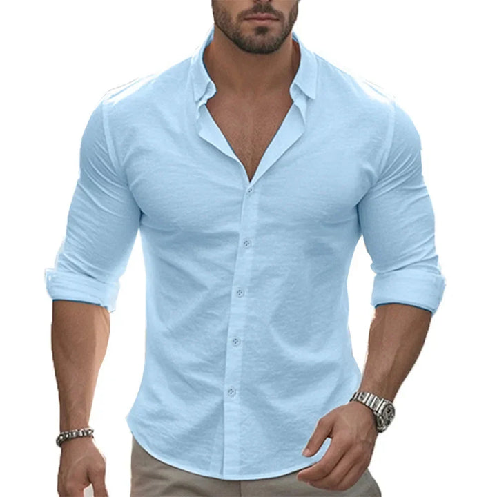 Danny | Lichtgewicht linnen overhe shirt