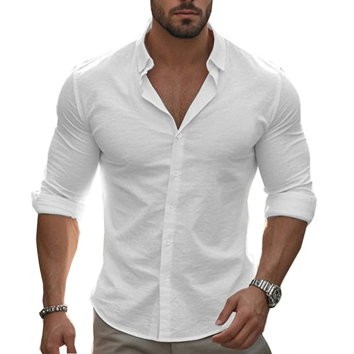 Danny | Lichtgewicht linnen overhe shirt