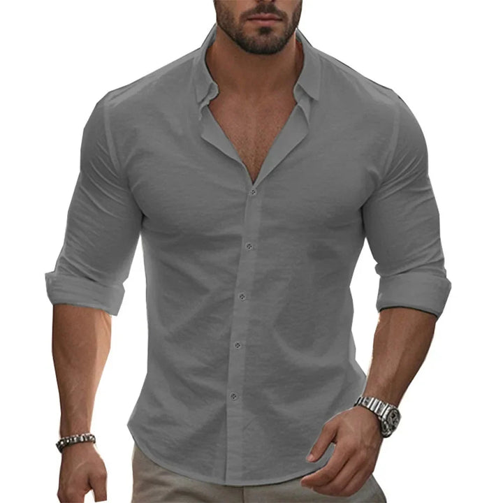 Danny | Lichtgewicht linnen overhe shirt