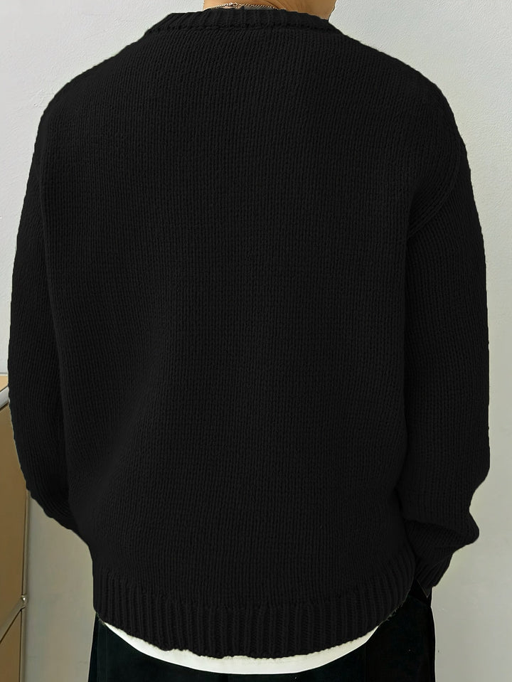 Dante | Herensweater met Ronde Hals