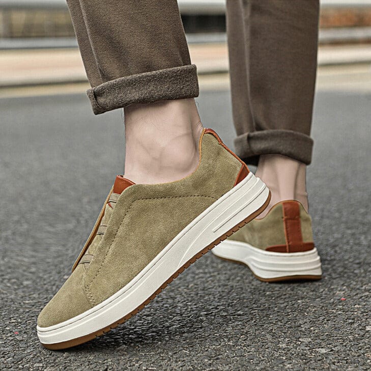 Sebastien | Verfijnde Suède Sneaker