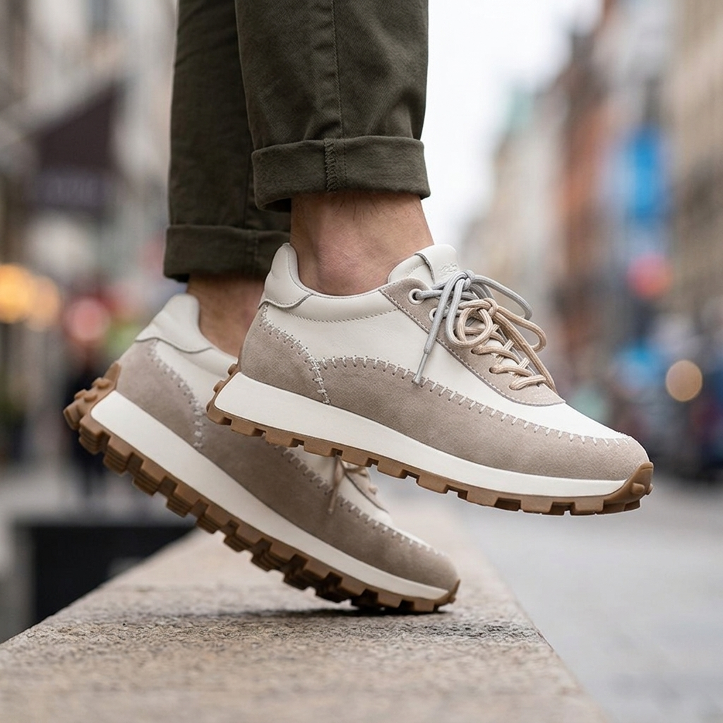 Leonardo | Retro herensneakers