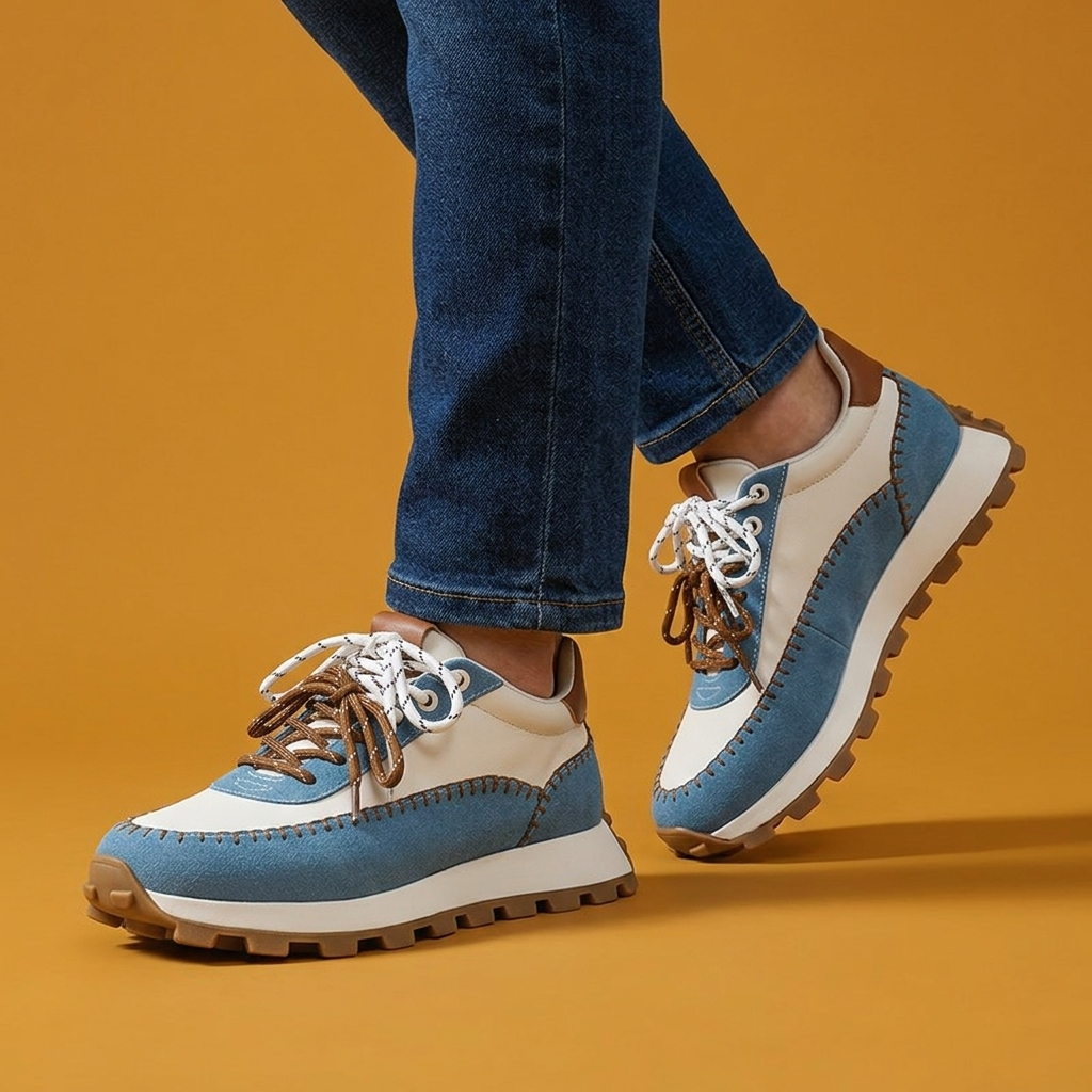 Leonardo | Retro herensneakers