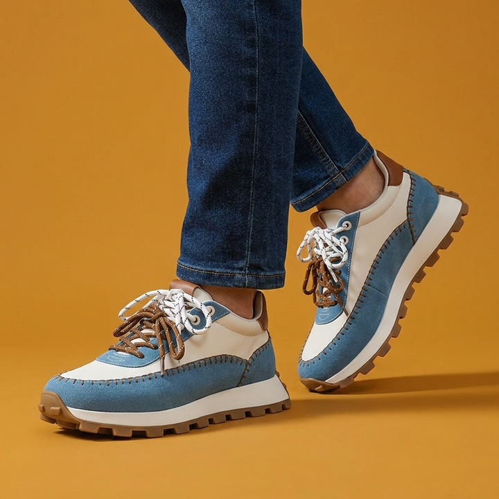 Leonardo | Retro herensneakers