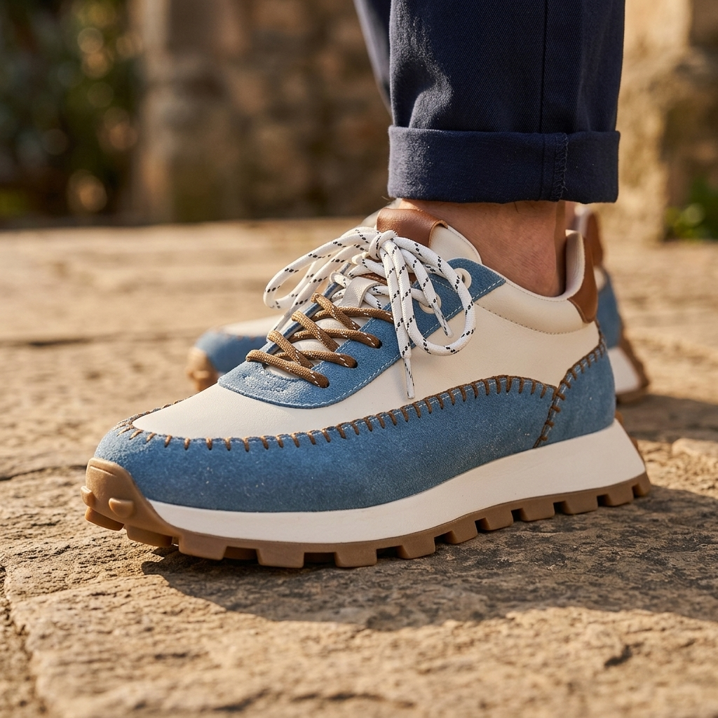 Leonardo | Retro herensneakers