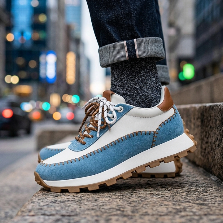 Leonardo | Retro herensneakers
