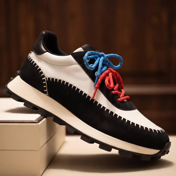 Leonardo | Retro herensneakers