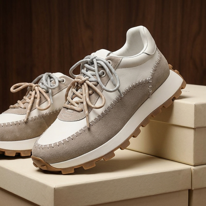 Leonardo | Retro herensneakers