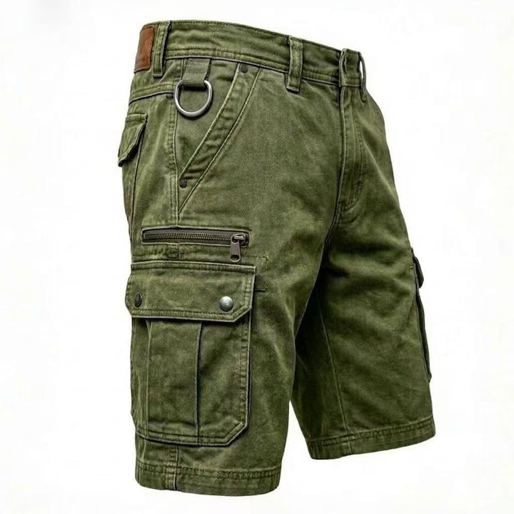Elias | Comfortabele denim cargoshorts