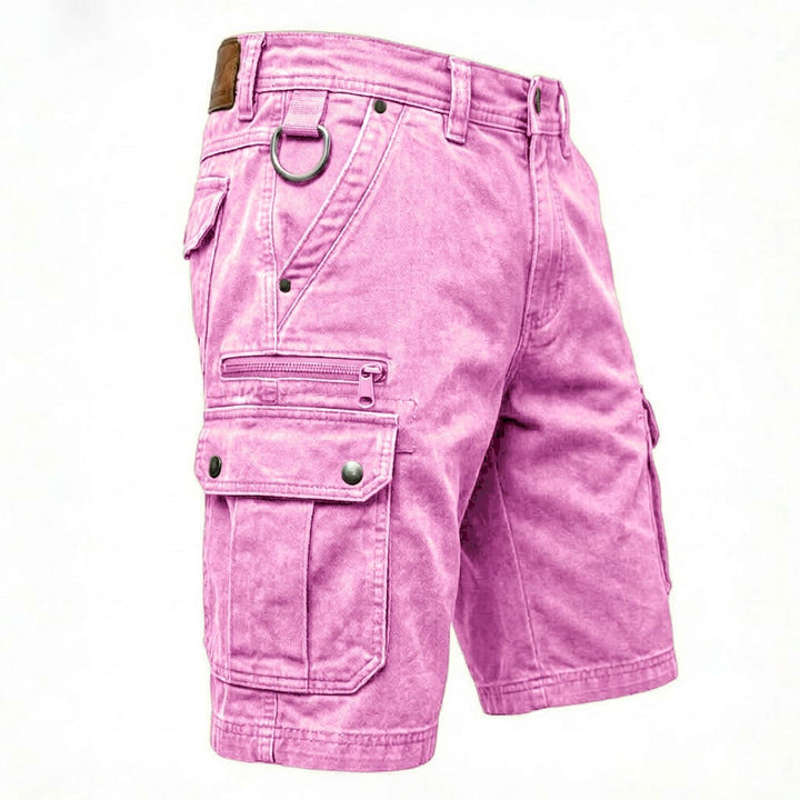 Elias | Comfortabele denim cargoshorts