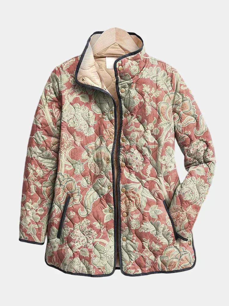 Van Laarhoven | Gewatteerde Damas Terracotta Pauline