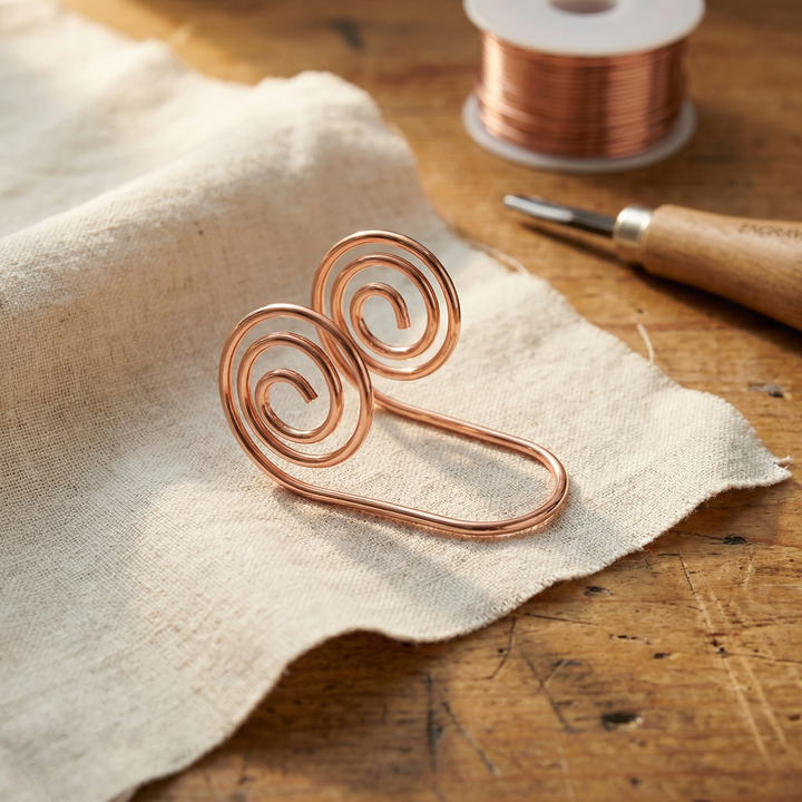 Volute Koperen Hand Spirale