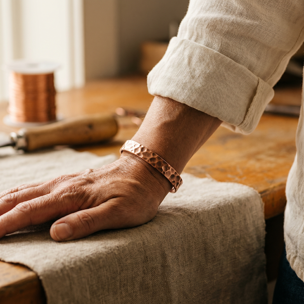 Crater Koperen Armband