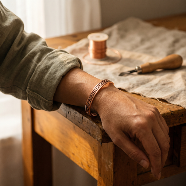 Rivulet Koperarmband