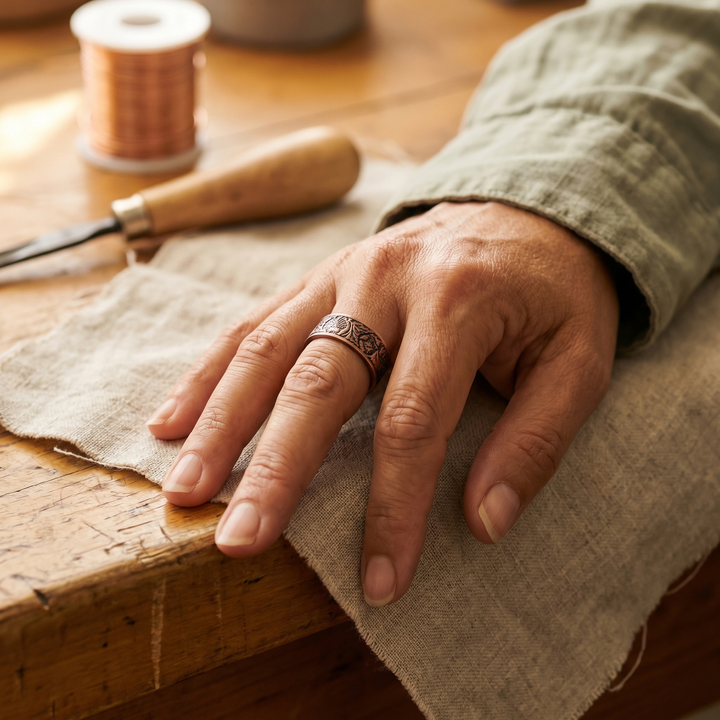 Gouden Koper Ring