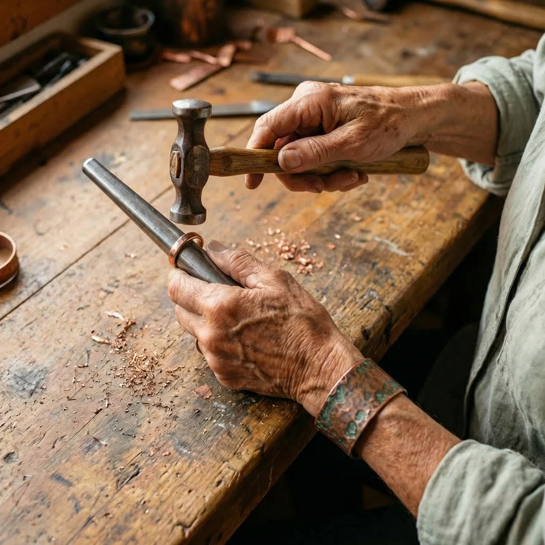 Koperen Ring met Koppel