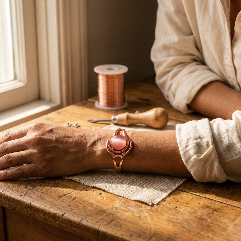 Hearth Roze Koper Armband