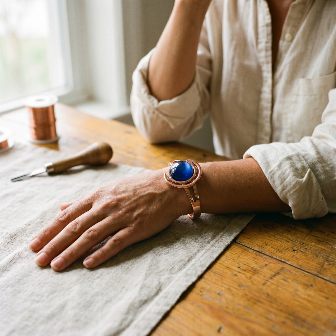 Crescent Koperen Armband