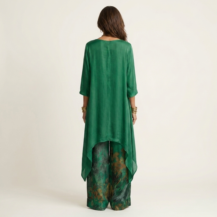 Maud | Tweedelige Set met Asymmetrische Tuniek